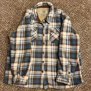 NWOT Sherpa Lined Shacket (XL)